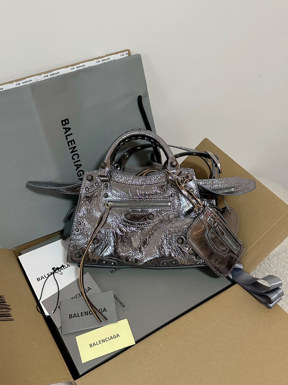 발렌시아가 Balenciaga 700940 다크 그레이 26cm