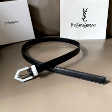 생로랑 벨트 Ysl012 폭2cm 은장, 금장, 블랙